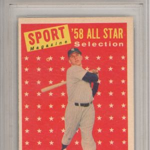 Baseball Topps Mickey Mantle 1958 Topps All Star #487 PSA 8 (Oc)