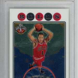 Basketball Topps Derrick Rose 2008 Topps Chrome Rookie Card PSA 10