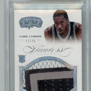 Basketball Panini Kawhi Leonard 2012-13 Panini Flawless Rookie Patch #'D 17/25 BGS 9
