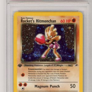 Pokémon Rocket'S Hitmonchan 2000 Pokemon Gym Heroes 1st Edition Holo #11/132 PSA 9