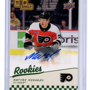 Hockey Upper Deck Matvei Michkov 2025 Upper Deck Nscc Top Shelf Autograph Rookie Card #'D 09/20