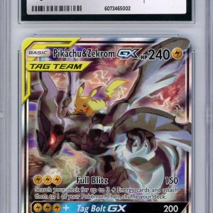 Pokémon Pikachu & Zekrom GX 2019 Pokemon Black Star Promo #Sm168 CGC 10