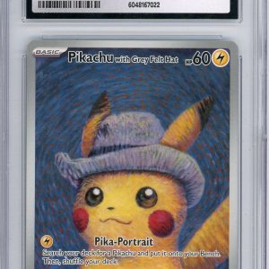 Pokémon Pikachu With Grey Felt Hat PokéMon X Van Gogh #085 CGC 10