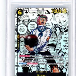 One Piece TCG Koby 2026 One Piece Adventures On Kami'S Island Manga SR #Eb04-044 BGS 10