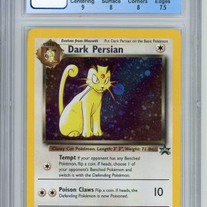 Pokémon Dark Persian 2000 Pokemon Black Star Promo #17 Holo - No HP Error CGC 8 (The No Life Collection 063)