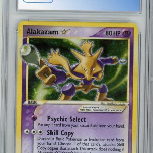 Pokémon Alakazam Gold Star PokéMon Crystal Guardians Ultra Rare #99/100 CGC 5