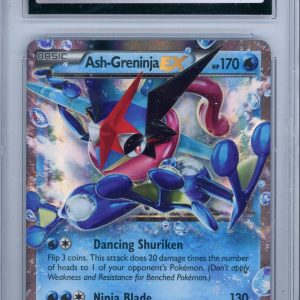 Pokémon Ash-Greninja EX 2016 PokéMon Black Star Promo #Xy133 CGC 9.5