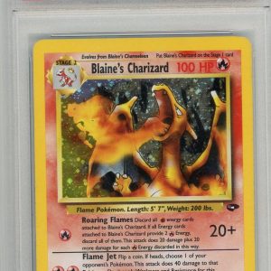 Pokémon Blaine'S Charizard PokéMon Gym Challenge Holo #2/132 PSA 7
