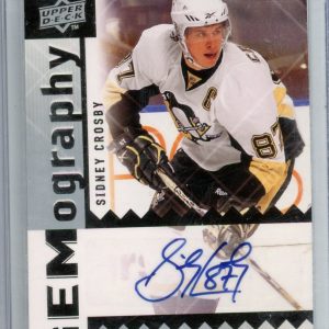Hockey Upper Deck Sidney Crosby 2009 Upper Deck Black Diamond Gemography Autograph