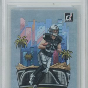 Sports Panini Brock Bowers 2024 Panini Donruss Downtown Rookie SSP BGS 9.5