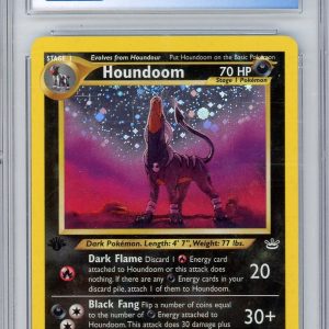 Pokémon Houndoom 2001 Pokemon Neo Revelation 1st Edition Holo #8/64 CGC 9