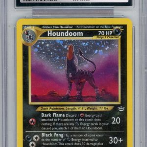 Pokémon Houndoom 2001 Pokemon Neo Revelation Holo #8/64 CGC 10
