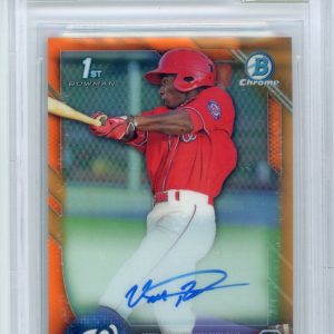 Baseball Bowman 2016 Bowman Chrome 1st Victor Robles /25 Orange Auto BGS 9.5/10 Nationals