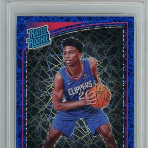Basketball Panini Shai Gilgeous-Alexander 2018 Panini Donruss Optic Blue Velocity Rookie Card PSA 10