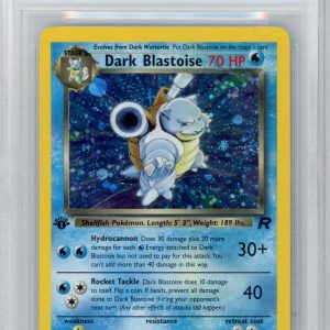 Pokémon Dark Blastoise PokéMon Team Rocket 1st Edition Holo #3/82 BGS 8.5