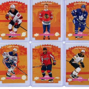 Hockey Upper Deck Hot Commodities 6-Card Die-Cut 2024 Upper Deck Cdd Promo Set