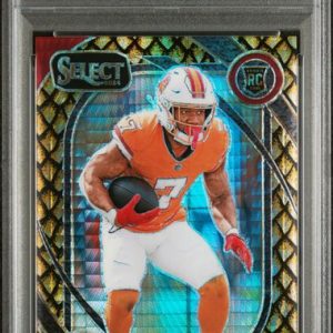 Sports Panini Bucky Irving 2024 Panini Select Gold Dragon Scale Rookie Card #'D 06/10