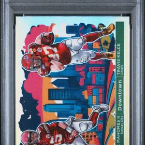 Sports Panini Patrick Mahomes Ii Travis Kelce 2024 Panini Donruss Optic Downtown Duos PSA 10
