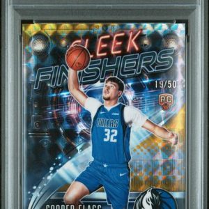 Basketball Topps Cooper Flagg 2025 Topps Chrome Sleek Finishers Rookie Gold Geometric #'D 19/50 PSA 10