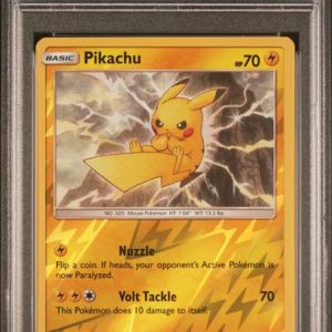 Pokémon Pikachu 2019 Pokemon Sun & Moon Cosmic Eclipse Reverse Holo #66/236 PSA 10