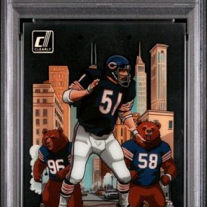 Sports Panini Dick Butkus 2024 Panini Clearly Donruss Downtown PSA 9