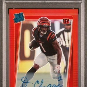 Sports Ja'Marr Chase 2021 Donruss Optic Red Rc Autograph PSA 9