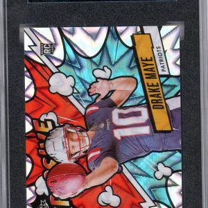 Sports Panini Drake Maye 2024 Panini Absolute Explosive Rookie SSP SGC 10