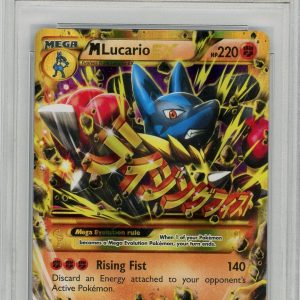 Pokémon Mega Lucario EX PokéMon Furious Fists Secret Rare #55/111 PSA 9