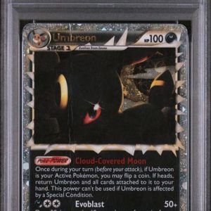Pokémon Umbreon 2010 Pokemon Heartgold Soulsilver Undaunted #86/90 PSA 1