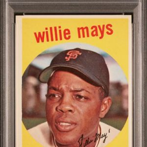 Baseball Topps Willie Mays 1959 Topps #50 PSA 7