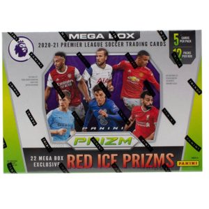 Soccer Panini 2020/21 Panini Prizm Epl Soccer Mega Box Red Ice 20 Box Case