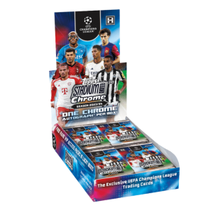 Soccer Topps 2023/24 Topps Stadium Club Chrome Uefa Soccer Hobby 12 Box Case