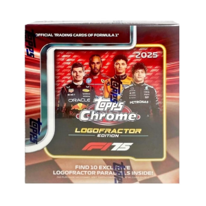 Racing Topps 2025 Topps Chrome F1 Formula One Logofractor Box