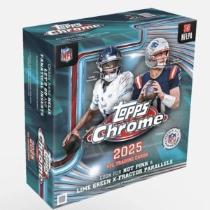 Football Topps 2025 Topps Chrome Football Mega Box 20 Box Case