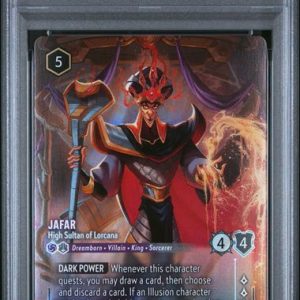 Disney Lorcana Jafar 2025 Disney Lorcana Set Championship Prize PSA 8