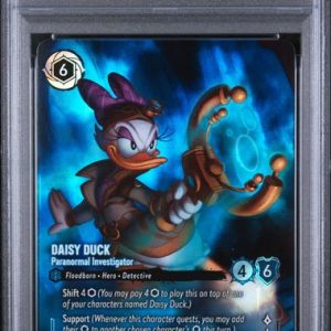 Disney Lorcana Daisy Duck 2025 Disney Lorcana Set Championship Prize #24 PSA 10