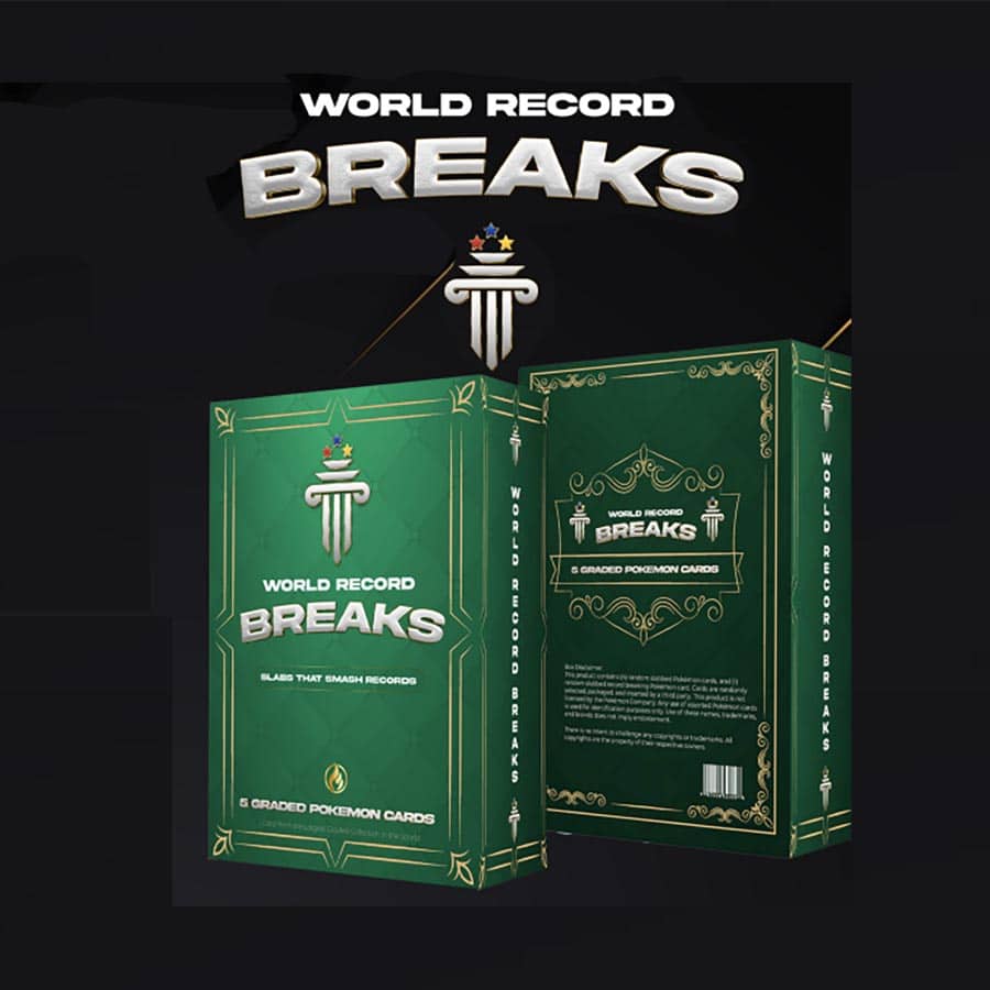 Pokémon World Record Breaks - 5 Mystery Graded PokéMon Cards