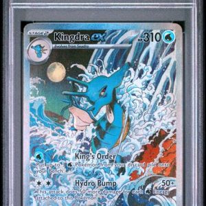 Pokémon Kingdra EX PokéMon Scarlet & Violet Black Star Promo #131 PSA 10
