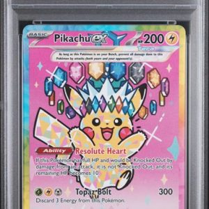 Pokémon Pikachu EX 2026 Pokemon Ascended Heroes Special Illustration Rare #277/217 PSA 9