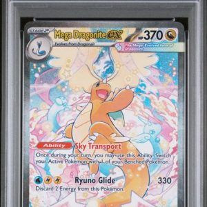 Pokémon Mega Dragonite EX 2026 PokéMon Ascended Heroes Special Illustration Rare #290/217 PSA 10